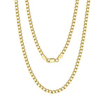 Wholesale 925 Sterling Silver 3mm Curb Link Chain Hip Hop Necklace 80100113