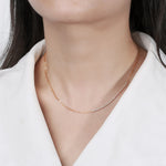 Wholesale 925 Sterling Silver Half CZ Paperclip Link Chain Necklace 80100115
