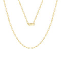 Wholesale 925 Sterling Silver 2.2mm Paperclip Link Chain Necklace 80100116