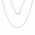 Wholesale 925 Sterling Silver 2.2mm Paperclip Link Chain Necklace 80100118