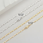 Wholesale 925 Sterling Silver 2.2mm Paperclip Link Chain Necklace 80100118