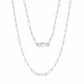 Wholesale 925 Sterling Silver 3mm Paperclip Link Chain Necklace 80100121