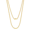 14K Yellow Gold Plated-45cm