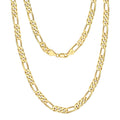 925 Sterling Silver 3.3mm Classic Figaro Chain Necklace 80100127
