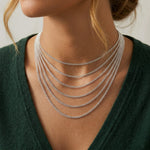 925 Sterling Silver 3.6mm Classic Curb Link Chain Necklace 80100139