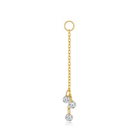 18K Yellow Gold Plated-1pcs