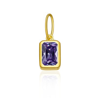 18K Yellow Gold Plated-Feb