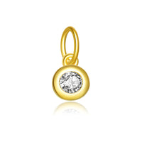 18K Yellow Gold Plated-Apr