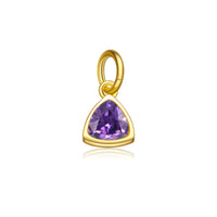 18K Yellow Gold Plated-Feb