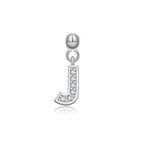 925 Sterling Silver-J