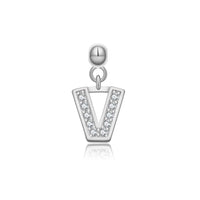 925 Sterling Silver-V