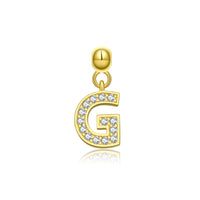 18K Yellow Gold Plated-G