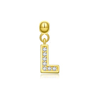 18K Yellow Gold Plated-L