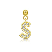 18K Yellow Gold Plated-S