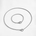 925 Sterling Silver CZ Tennis Chain Toggle Bracelet 100100256