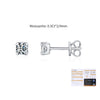 925 Sterling Silver-0.3Ct