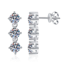 925 Sterling Silver-Moissanite