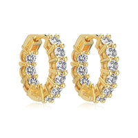 18K Yellow Gold Plated-Zircon
