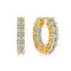 18K Yellow Gold Plated-Moissanite