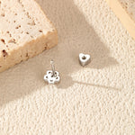 925 Sterling Silver Moissanite Flower Cartilage Stud 110100099