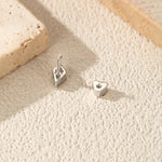 925 Sterling Silver Kite Cut Moissanite Cartilage Stud 110100101