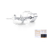 925 Sterling Silver-6mm(left)