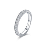 925 Sterling Silver Moissanite Channel Set Eternity Band Ring110200052