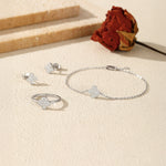 925 Sterling Silver Moissanite Pave Club Suit Bracelet