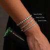 925 Sterling Silver-4mm/0.3Ct