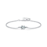 925 Sterling Silver 0.5ct Marquise Moissanite Bracelet 110400025