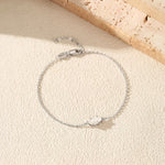 925 Sterling Silver 0.5ct Marquise Moissanite Bracelet 110400025