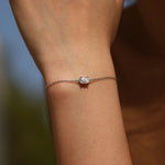 925 Sterling Silver 1 Carat Moissanite Bracelet 110400029