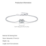 925 Sterling Silver 1 Carat Moissanite Bracelet 110400029