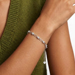 925 Sterling Silver Moissanite Paperclip Chain Bracelet 110400016
