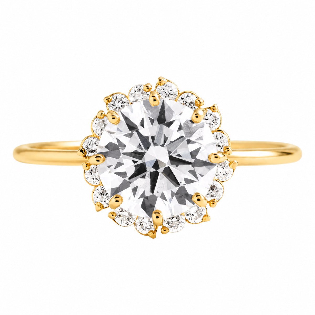Engagement Aquamarine Ring